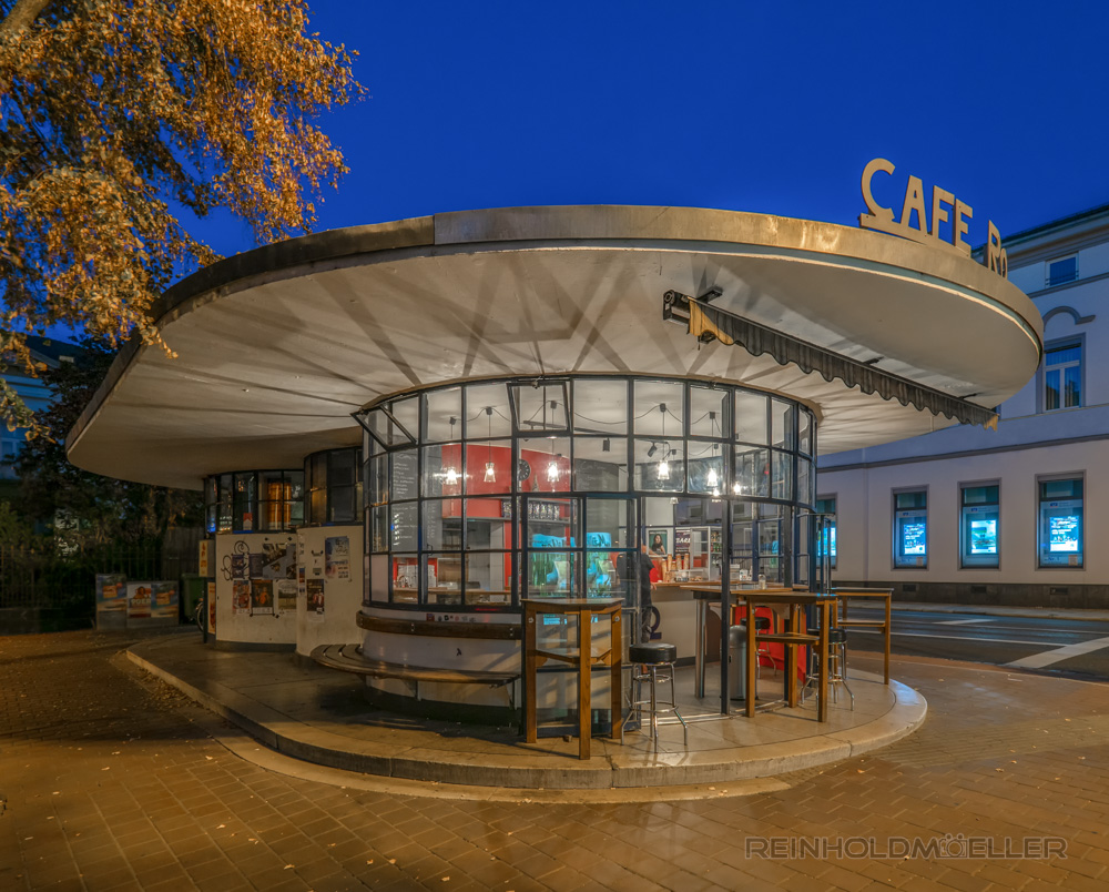 2018 #1 Ehemalige Wartehalle der ehemaligen Reichspostdirektion in Bamberg, heute als Café genutzt